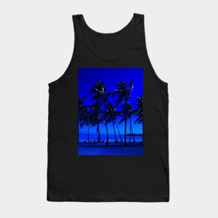 blue trees Tank Top